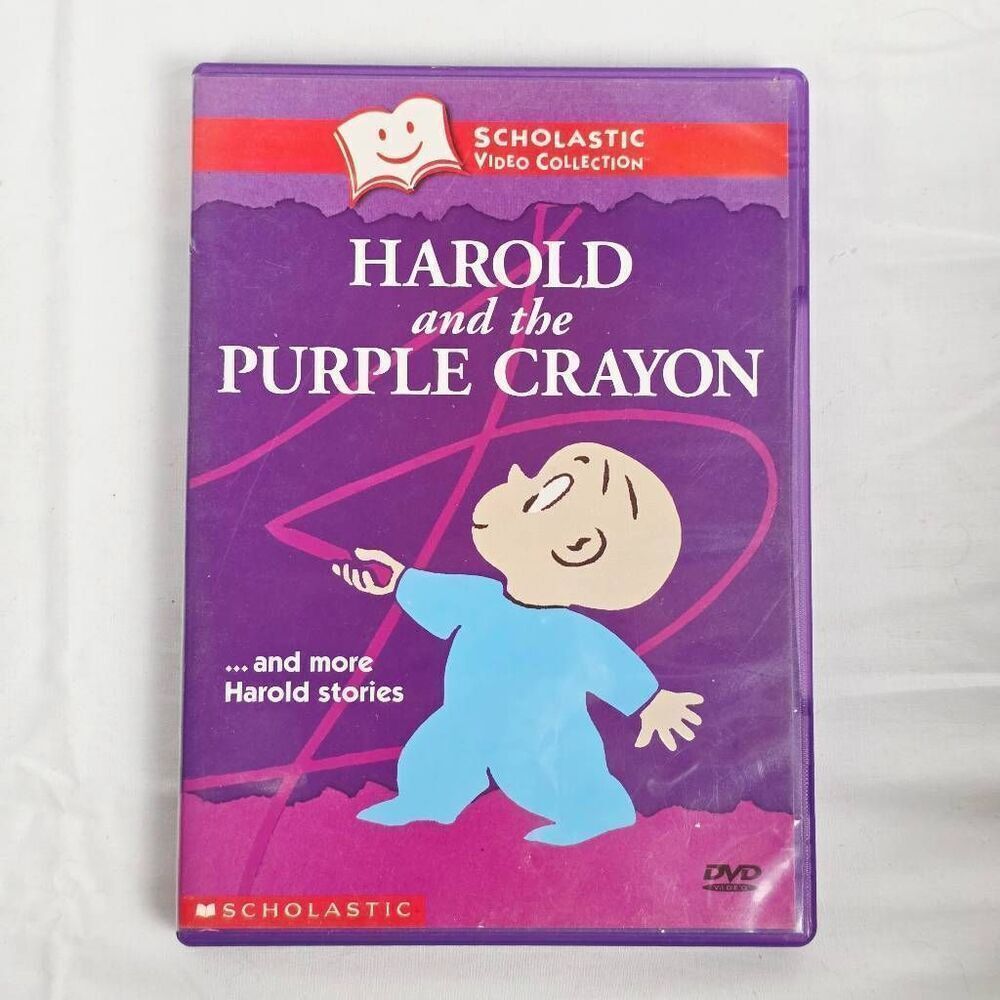 Harold and the Purple Crayon – Scholastic Video Collection (DVD, 2002 Scholastic